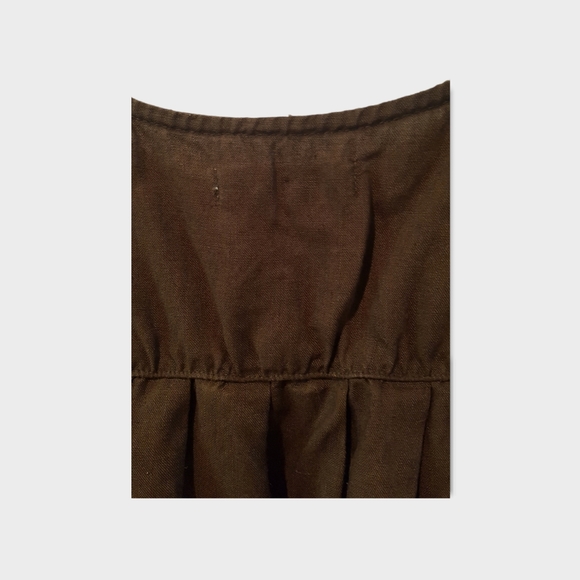 Old Navy Brown Linen Sleeveless Babydoll Dress size medium - Picture 5 of 6